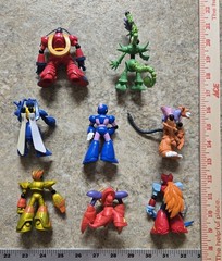 Bandai Mega Man / Rockman Gashapons Lot of 8