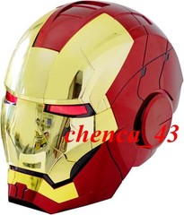 US!!! Autoking Iron Man Helmet MK5 1/1 Voice-controll Mask or Reactor Base Stand