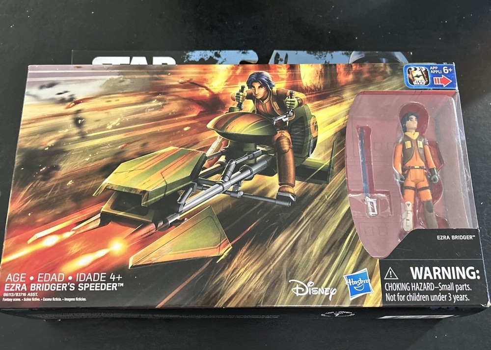 Disney Star Wars Rebels Ezra Bridger’s Speeder & Figure Intl Version NEW SEALED
