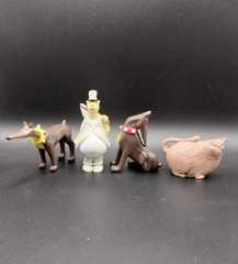 11 X Pound Puppies Miniatures Vintage 1986 Tonka Dog Cat Catcher Set Lot O 23