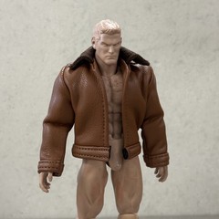 PB-CYJ: 1/12 Brown Short Jacket for 6″ Marvel Legends X-Men Cyclops