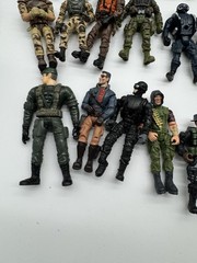 Vintage Military Action Figure Lot 58 Mixed Army Soldier Figures Chai Mai