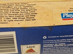 NEW 1992 Teenage Mutant Ninja Turtles Turtle Troll Mike Playmates Factory Sealed