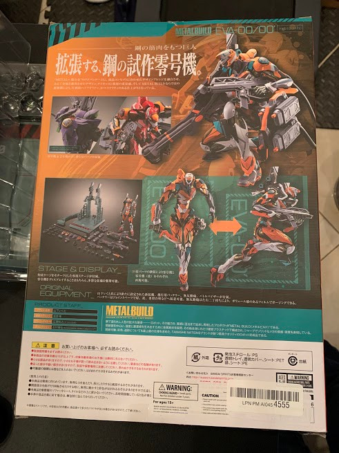 *DAMAGED* Evangelion: EVA-00/00 Proto Type Metal Build Action Figure