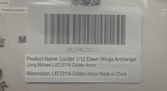 Lucifer Michael Wings Of Dawn Archangel 1/12 Action Figure Ver. A Gold LXF2311A