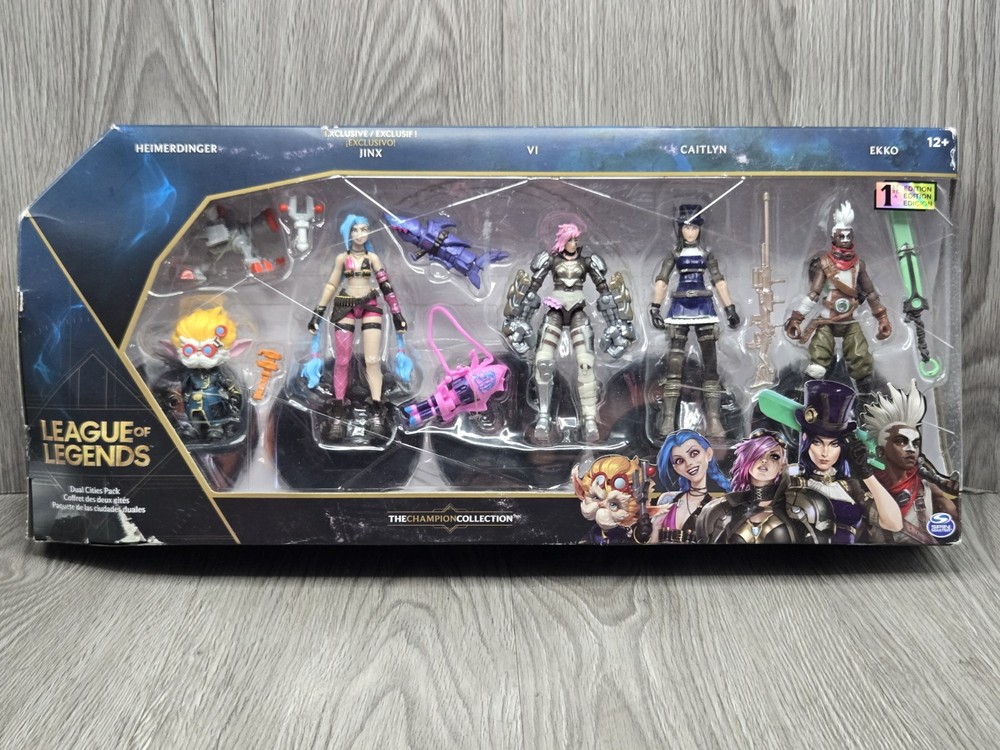 Arcane League of Legends Jinx & Vi Dual Cities Figures Set New Spin Master