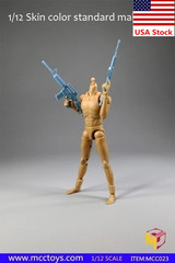 MCCToys 1/12 Male Muscle Narrow Shoulder Flexible Figure Body For 6″Figure Doll