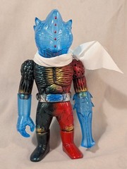 REALHEAD Bootleg Man Clear Blue Soft Vinyl Figure F/S FEDEX