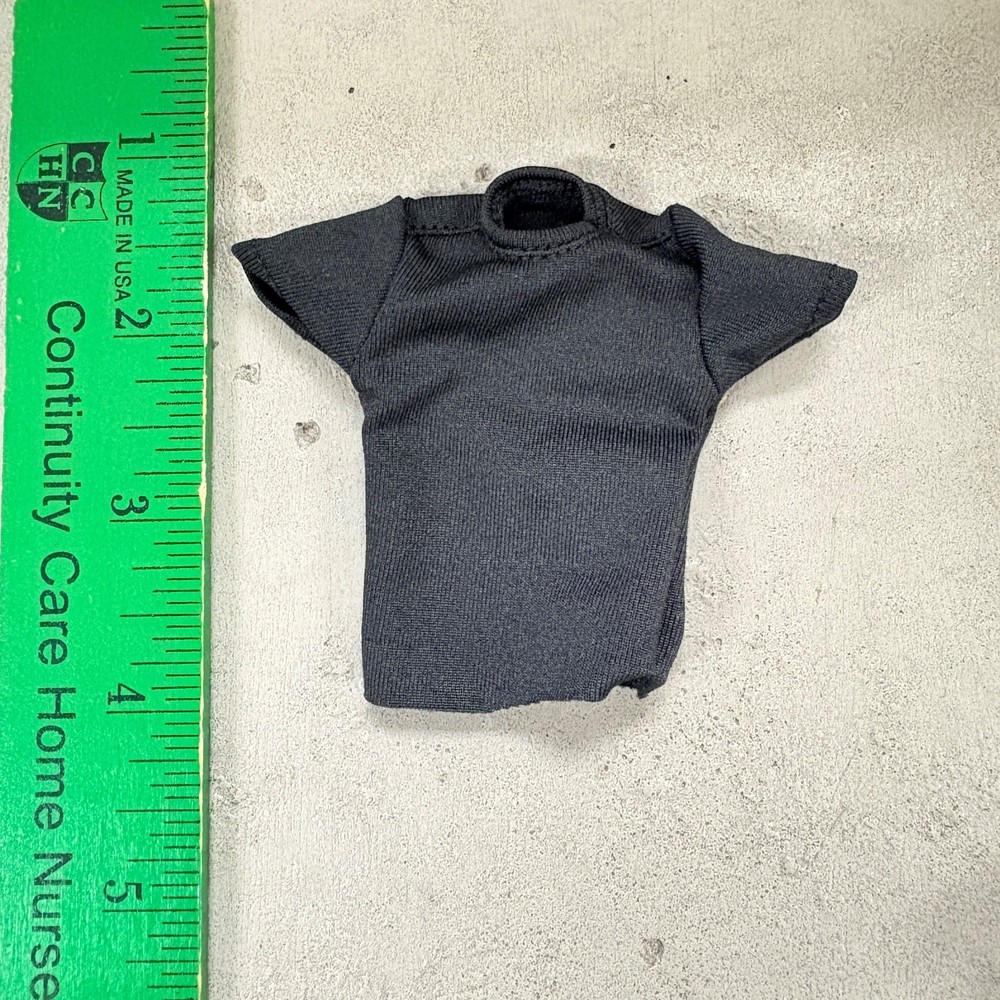 PB-MUF-SL-BLK: Black T-Shirt for 7″ WWE or Muff Toys Adam Muscle Body