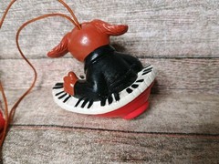 VTG 1996 UFS Jim Henson Muppets Rowlf Dog & Peanuts Piano Hanger Lot of 3