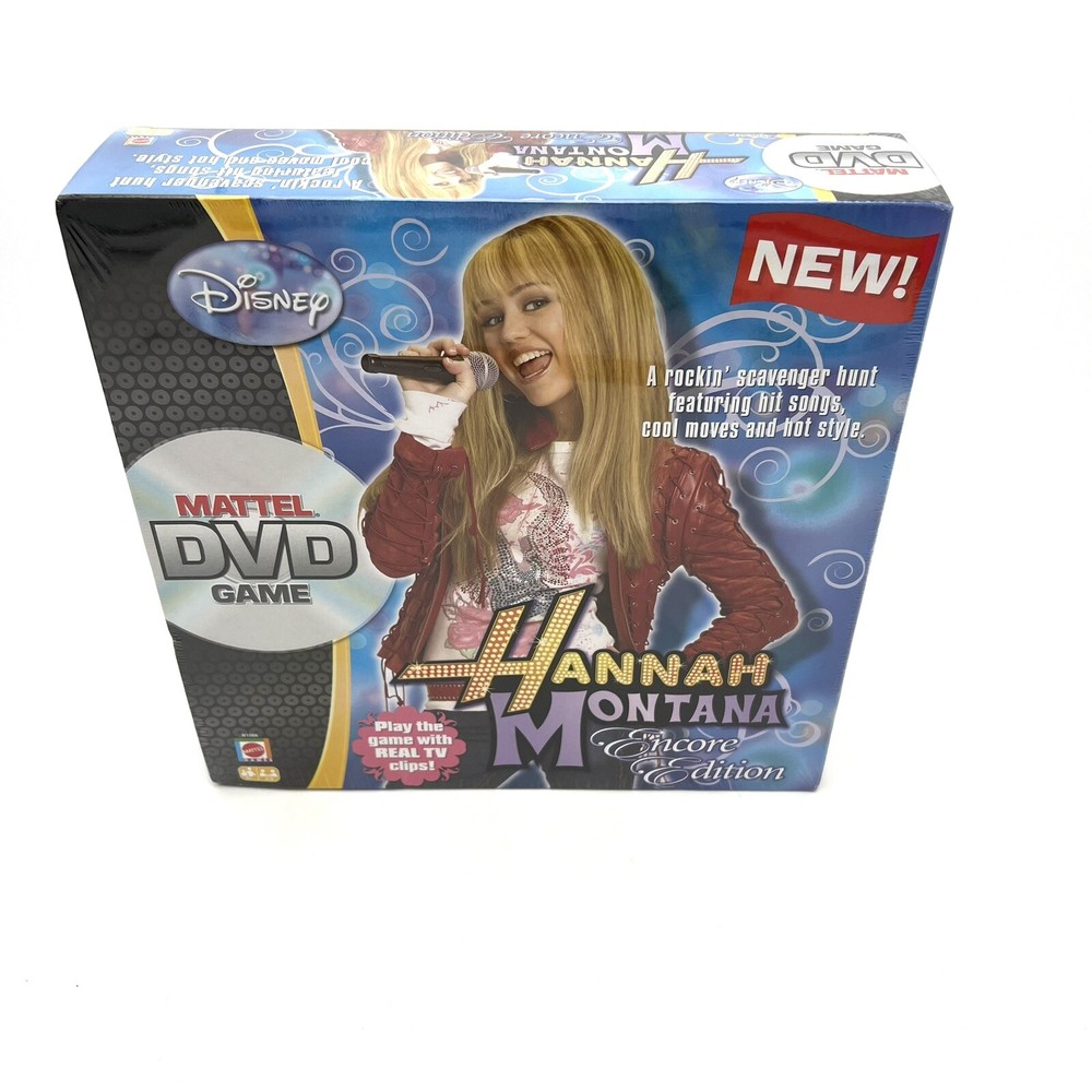 Disney Hannah Montana DVD Game Encore Edition Hit Song Scavenger Hunt NEW