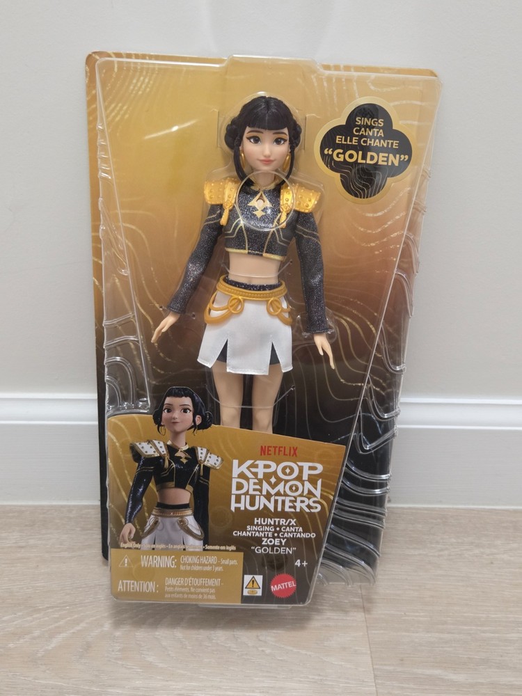 KPop Demon Hunters HUNTR/X Zoey Golden Singing Doll – IN HAND