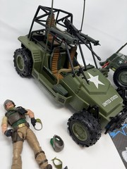 GI Joe Classified A.W.E. Striker and Crankcase & M.M.S. (Mobile Missile System)