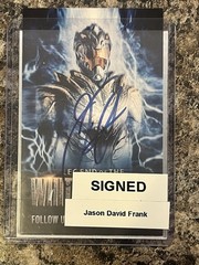 Legend Of The White Dragon Jason David Frank Autograph Card