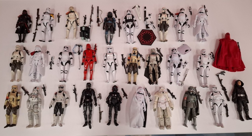 Star Wars Black Series Figures Lot Of 28 New Out Of Box Imperials Stormtroopers