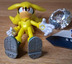 Sonic the Hedgehog SUPER SILVER 4″ Figure Emerald Jakks Pacific
