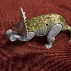 Pachyrhinosaurus Poseable Dino Dinosaur Toy Figure Kid Galaxy Blue Green Animal