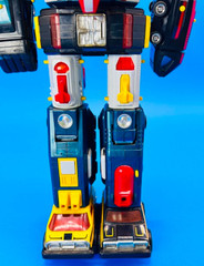 Popy Armored Fleet Dairugger XV Vintage Combining Robot Toy Die-cast Japan 1980s