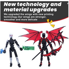 Dummy 13 Articulated Robot Figure – Customizable Accessories