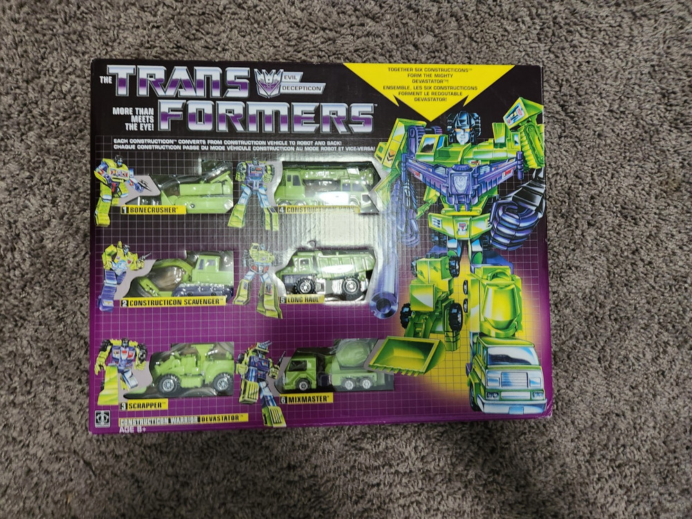 Transformers G1 Constructicon Devastator Walmart Reissue