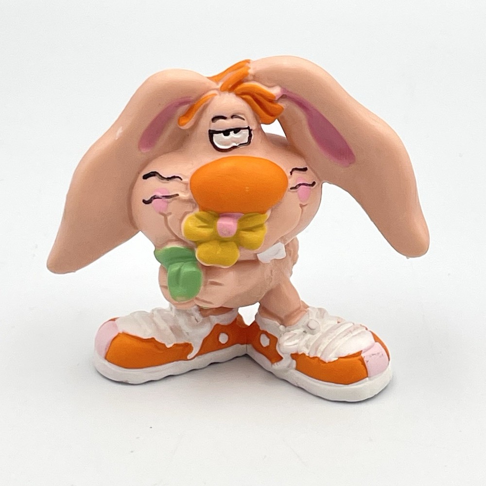 Vintage 1986 Popples Bunny Rabbit Figure Playskool Hasbro 2.25”