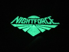GI Joe NIGHT FORCE Logo Embroidered PATCH 2.8″ x 1.2″ Glow in Dark Thread
