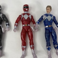 Power Rangers Lightning Collection Mighty Morphin 1 Metallic Lot