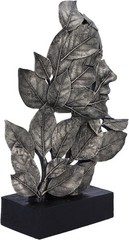 Nemesis Now Natural Emotion – Peace 32cm, Resin, Silver, Face in Leaves Nature S