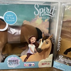 DreamWorks Spirit Riding Free Horse Junipero Flaca Lot Of 2 ToysRus Soft Touch