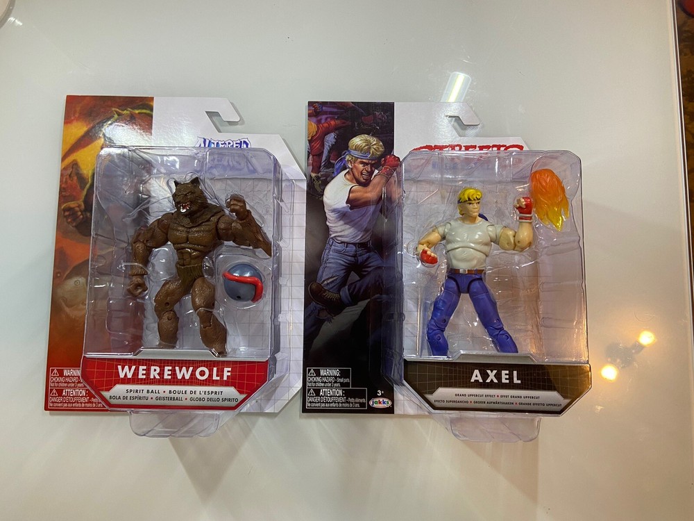 Altered Beast Werewolf & Streets Of Rage Axel Jakks Pacific Sega Figure NEW
