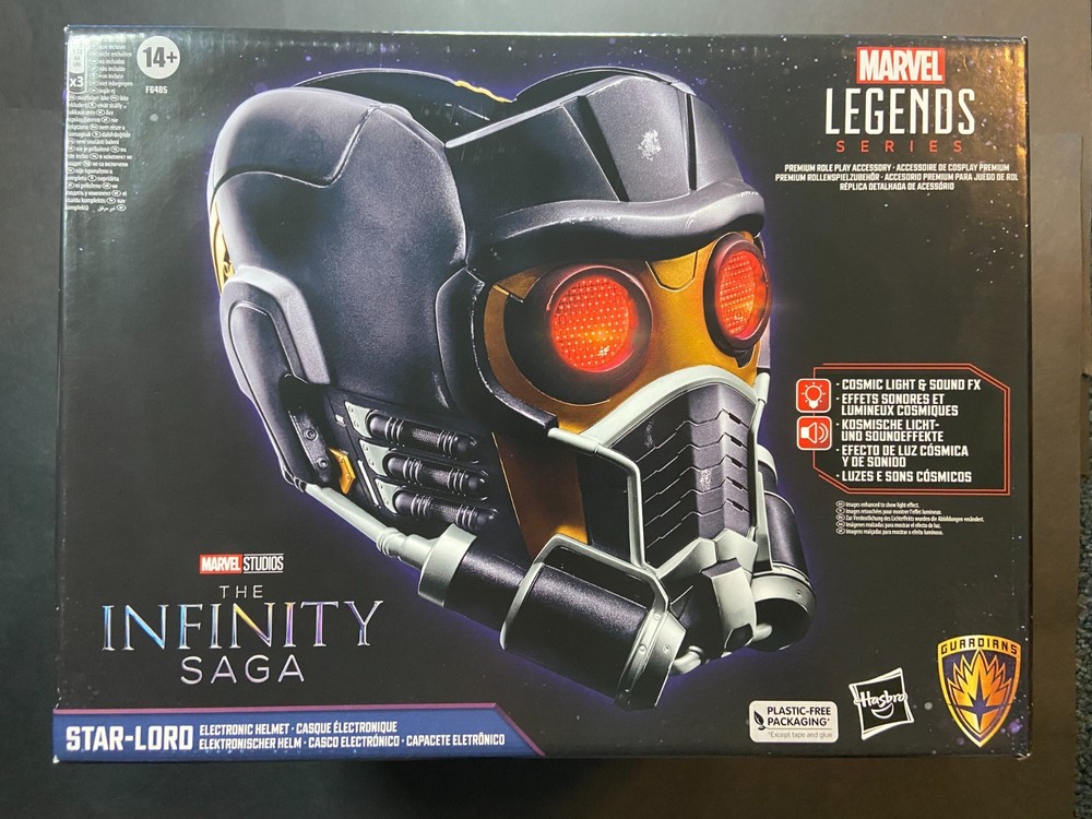 Marvel Legends Series STAR-LORD ELECTRONIC HELMET Guardians of the Galaxy NEW