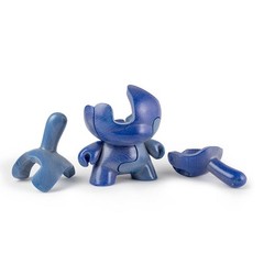 KidRobot X 8 Inch Release 2 Cyan Blue LOCKNESTERS 5-piece Puzzle Dunny Unit 65