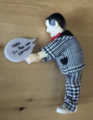🔥 BRAND NEW OLD STOCK 🔥1990’s Pee Wee Herman CLIP-ON Figure with Sign