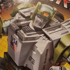 Transformers Autobot Kup Triple T G.I. Joe Sgt. Slaughter Leatherneck Box Damage