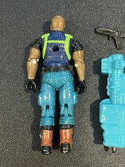 gi joe lot figure 1993 Roadblock 100% complete High Grade Minty Neon Vest
