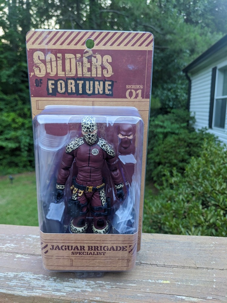 Soldiers of Fortune Jaguar Brigade Specialist Series 01 1:12 Boxed Action Figure