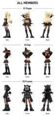 Peach Riot Witchy Punk 130mm Collectible Figure Set with Gigi Poppy Frankie Doll