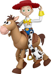 ​ Disney and Pixar Toy Story 5 Jessie & Bullseye | 7-Inch Playscale Action Figur