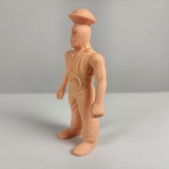 Lot of 2 Vintage Japanese Kinnikuman Flesh Color Figures Chainman & Curry Cook