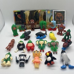 Italian Brainrot Toy Action Figures Brain Rot Lot Of 21 With12 Trading Cards