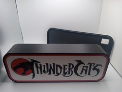 Retro Thundercats logo light box sign for vintage collection display Large 11 in