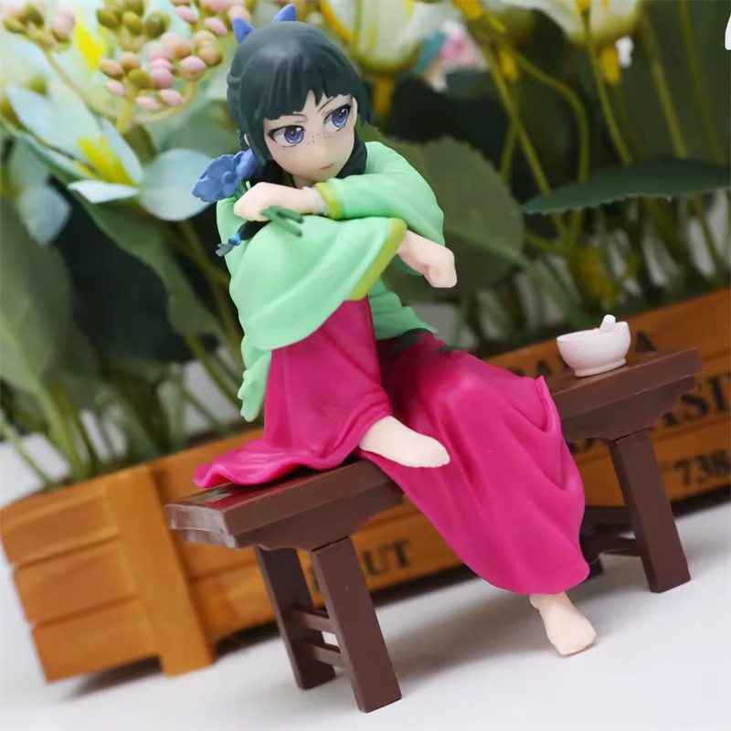 11CM Anime The Apothecary Diaries Maomao Figure Sitting Position Action Figure