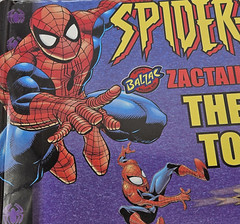 Vintage Spiderman Toy Web Shooter Water Ball 2001 Marvel Catpro Balzac NOS