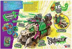 Ninjombie Vehicle, Ninja Zombie with Slime, Ages 3+