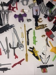 Power Rangers Parts And Weapons Lot And Others 90s Toys Parts