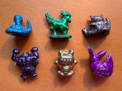 SET OF 6 METAL POKEMON! – Bought in Tokyo 25+ Years Ago! 3/4″ – 1″ Tall