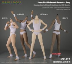 1:6 Scale JIAOU DOLL JOK-17 Super Flexible Seamless Male Body Figure Model Toys
