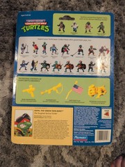 TMNT Raph, Green Teen Beret 1991 Unpunched MOC MOSC 5152 Ninja Turtles Playmates