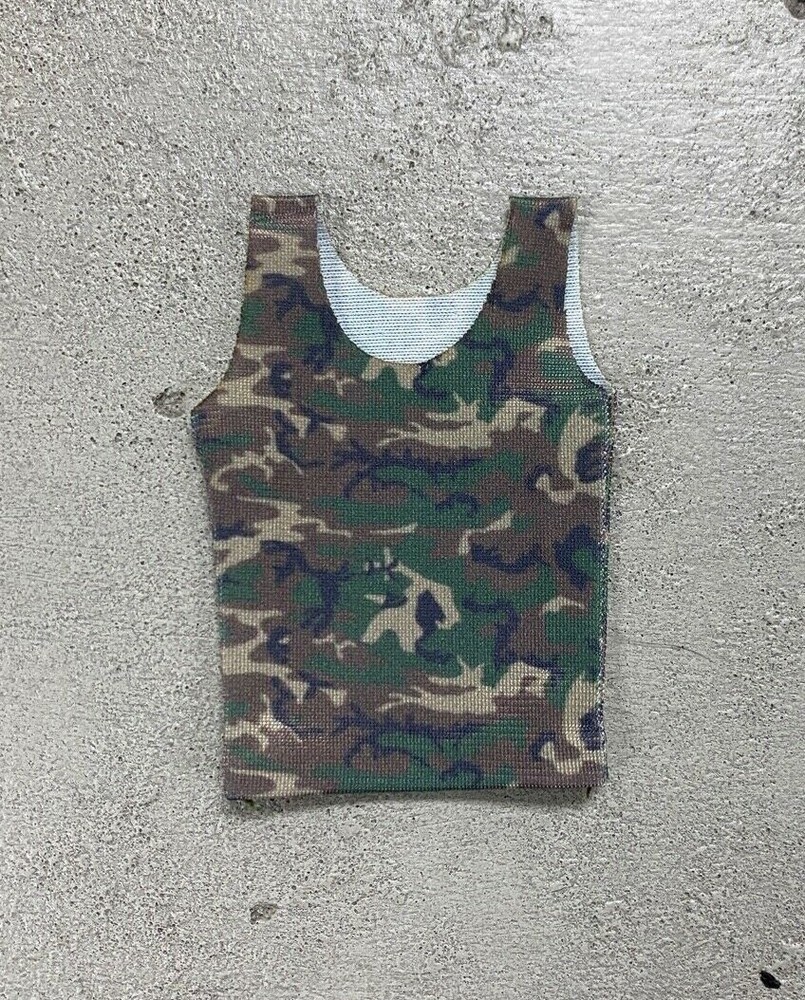 SU-TK-CAM: Green Camo Tank Top for 7″ WWE GI Joe Roadblock