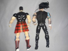 WCW ToyBiz VAMPIRO Figure TNT T-Shirts ‘N Tattoos 2000 & Roddy Piper Figure #JVS